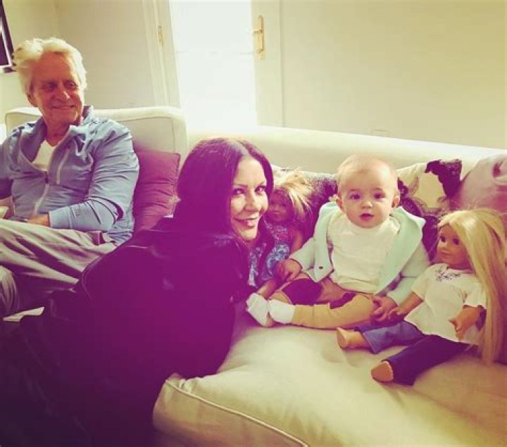 Michael Douglas is a doting dad to his children
